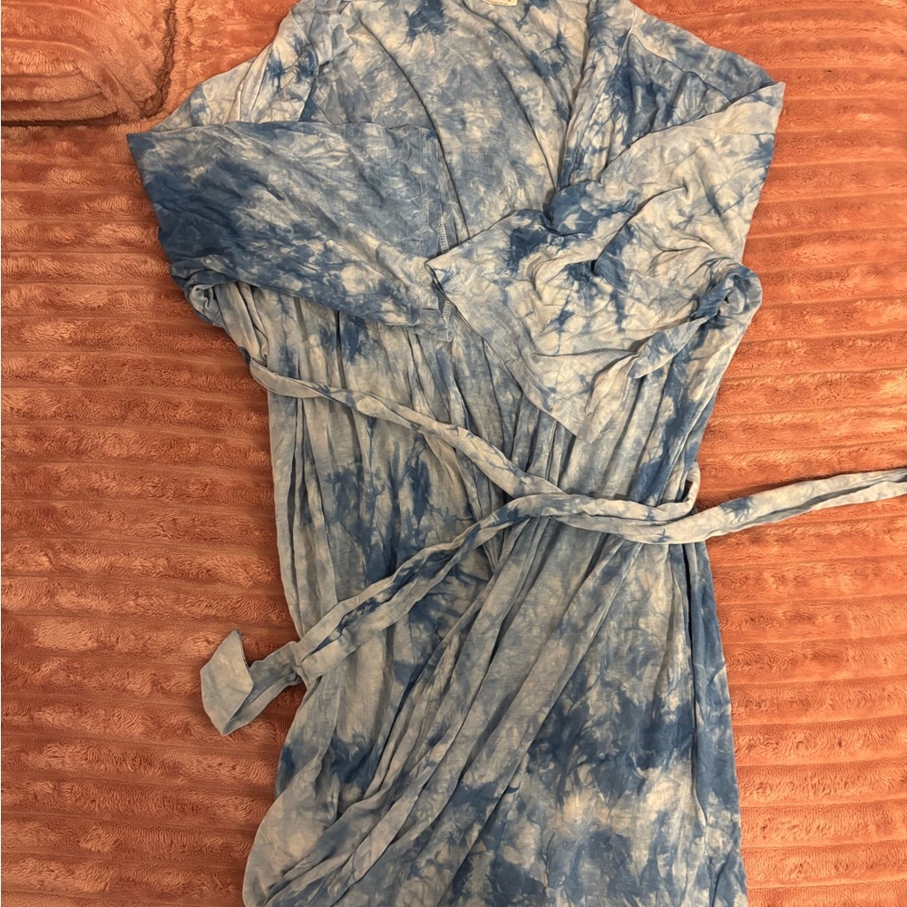 Blue Tie-Dye Robe - Picture 4 of 6